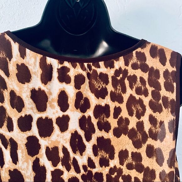 Edge Cheetah Print Tank Top Size Large - Picture 7 of 11